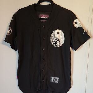 Mishka MNWKA Brooklyn New York Black Baseball Jersey